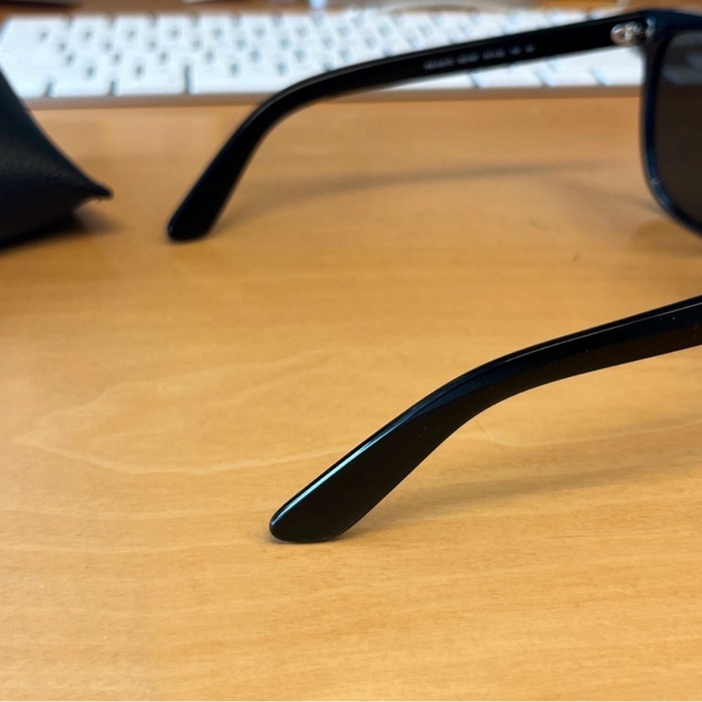 NEW Ray-Ban RB4401D black oversized sunglasses - Picture 7 of 7